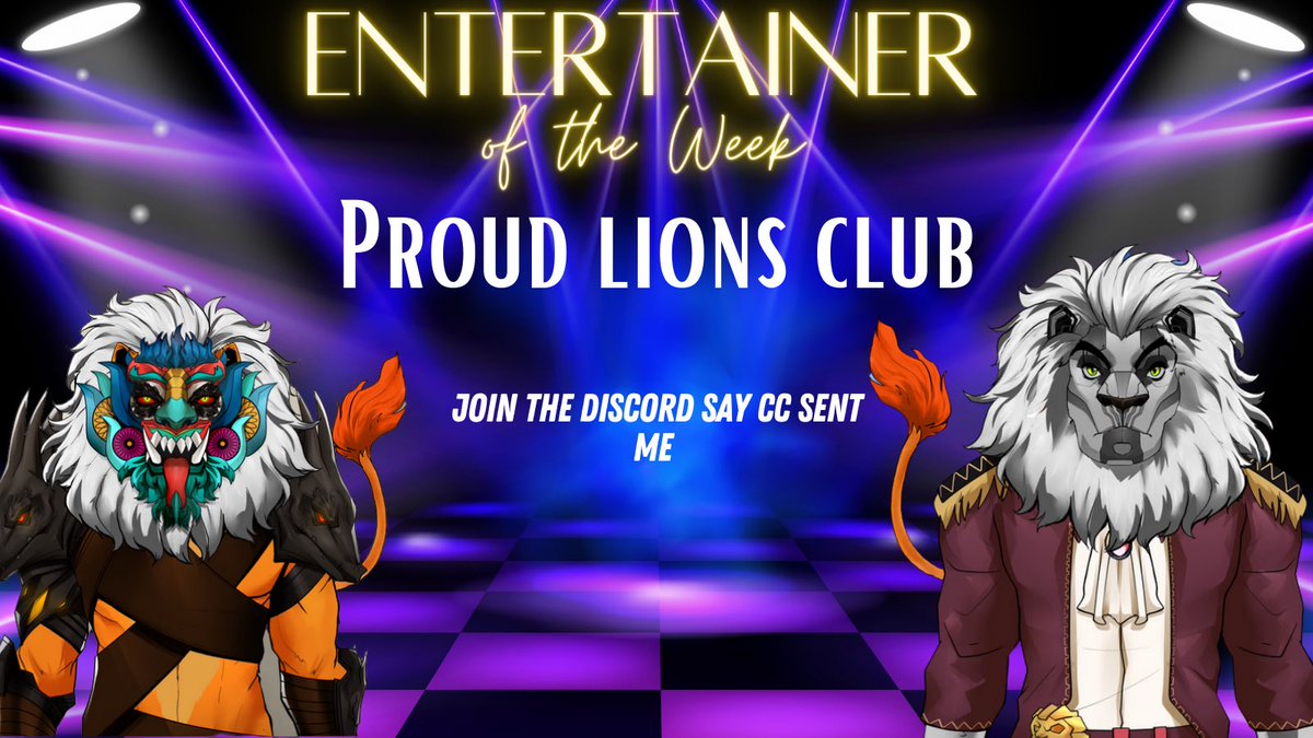 🎮Entertainer of the Week🎮
<a href="/proudlionsclub/">Proud Lions Club | APTOS NFT</a> 
Don’t miss our marble night Friday. 
#entertainer #rumble #racecord #NFT #Lion #CollabCentre