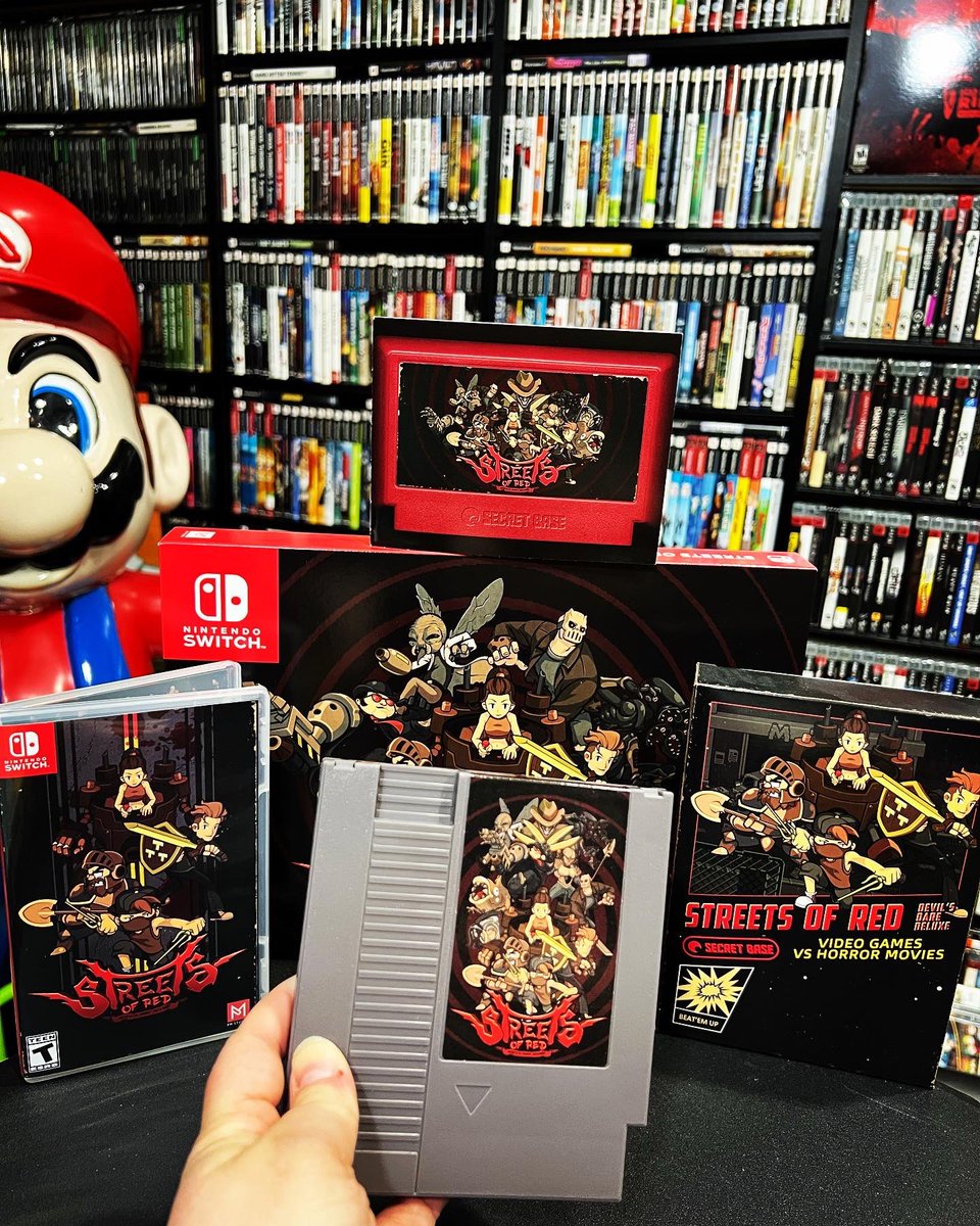GamerAhmer's tweet photo. This Limited Edition Released On This Day 5 Years Ago! Did you pick this up? #limitedrungames #nintendoswitch #nintendo #switch #videogames #nes #streetsofred #streetsofreddevilsdaredeluxe #gaming #gamerahmer #gameroom #gamer https://t.co/P4L8Pmc9hd