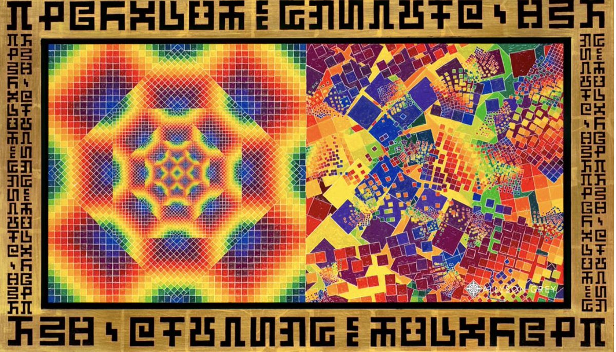 Alex and Allyson Grey (<a href="/alexgreycosm/">Alex Grey</a> and <a href="/allysongreycosm/">Allyson Grey</a>) are responsible for the most influential and visionary pieces of psychedelic artwork. This week, PsySci had the wonderful opportunity to host them as our speakers.