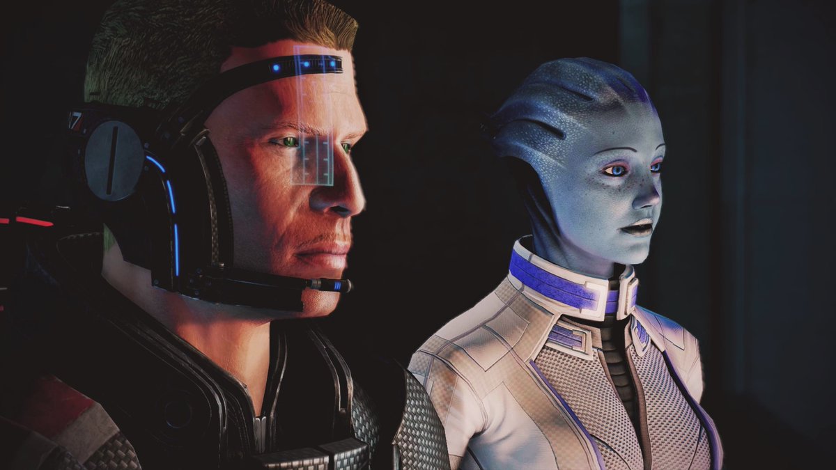 @DamselNTheStrss @Lil_Ninja_Lyn Liara: By the Goddess! Shepard's hacking the terminal faster than Tali!
Rhodes: Wow! reminds me of...'Stares'
Liara: Wayne?
Rhodes: Nevermind. Come on! The Broker is in here!