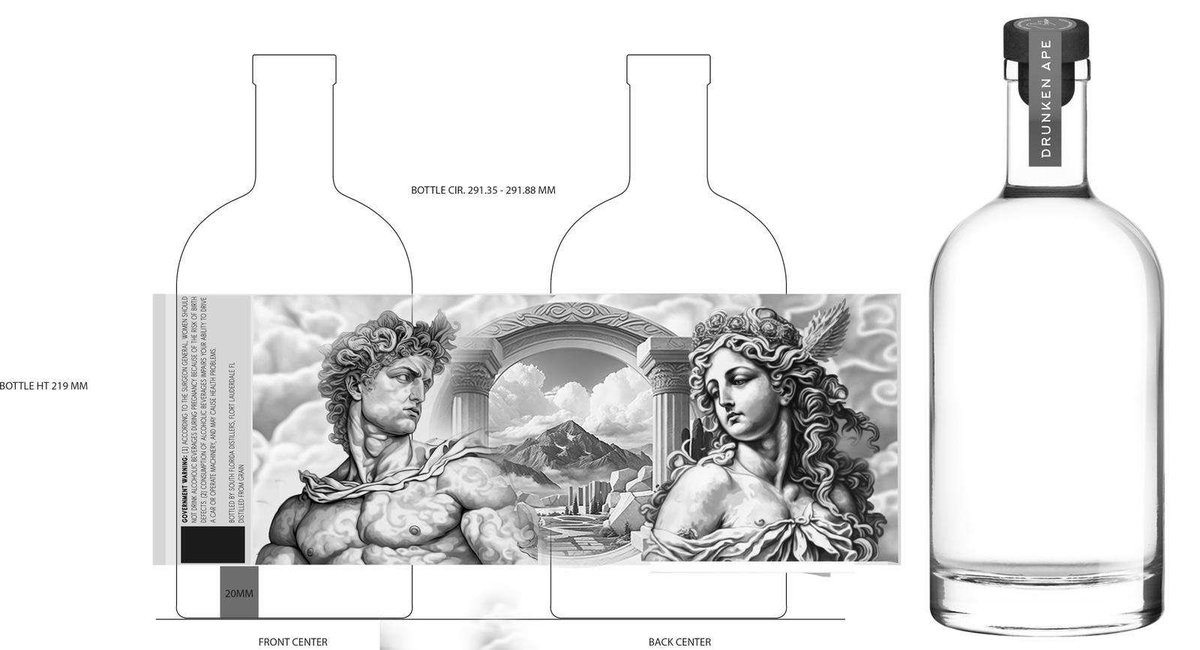 MTC x @DrunkenApeSC Whiskey 🥃

There are ONLY 10 bottles of the First Edition whiskey remaining &amp; available to be purchased!!! 

Each bottle is a testament to the rich history &amp; tradition of this timeless spirit…

Here’s a rough draft of the custom bottle label designed by our