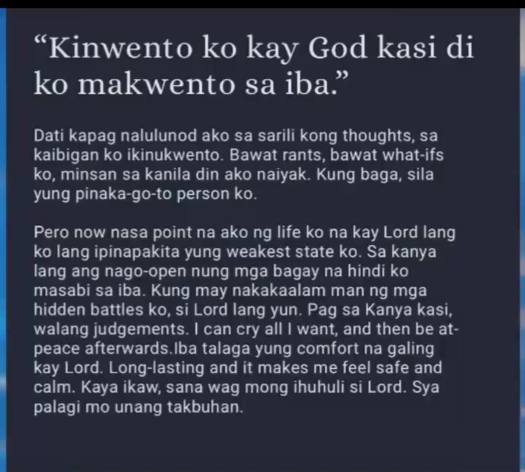 IreneBasilan's tweet photo. Daming problema, hirap magkwento kasi daming nagbago, hirap magkwento kasi takot majudge, hirap magkwento kasi baka dagdag problema ka lang saknila, hirap magkwento kasi alam mong mag brebreakdown ka anytime~
#damingpagsuboksabuhay
#imisstheoldtimes https://t.co/xCaibDWgMi