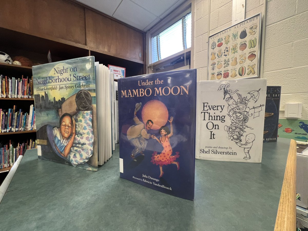 mcpsEDUCATOR's tweet photo. Culturally Responsive Literature &amp; Poetry in our @SouthLakeES Media Center! Our teachers have plenty of choices for a read aloud, novel studies #readandlead #lakelife https://t.co/SEsx6iScPH