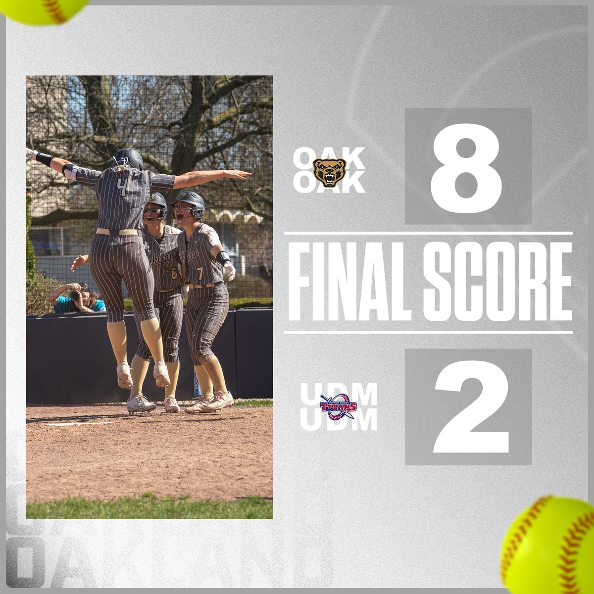 🧹🧹🧹

Brought our brooms. ICYMI: we just established a new school record for single-game team home runs with five.