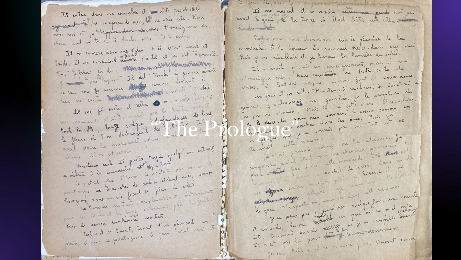 BSEliot2's tweet photo. I'm eager to present on some of my summer research at @laBnF on Weil's notebooks at the upcoming @WeilSociety conference https://t.co/hsX9FjXOTV
