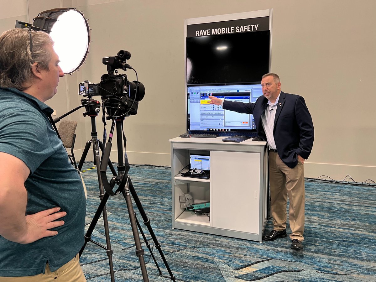 MotoSolutions's tweet image. We are thrilled to have team @RaveMSafety join #MotoSolutionsSummit for the first time! In our Forum, visitors learned more about Rave Alert for #MassNotification, Rave #PanicButton for #SchoolSafety and #Smart911!