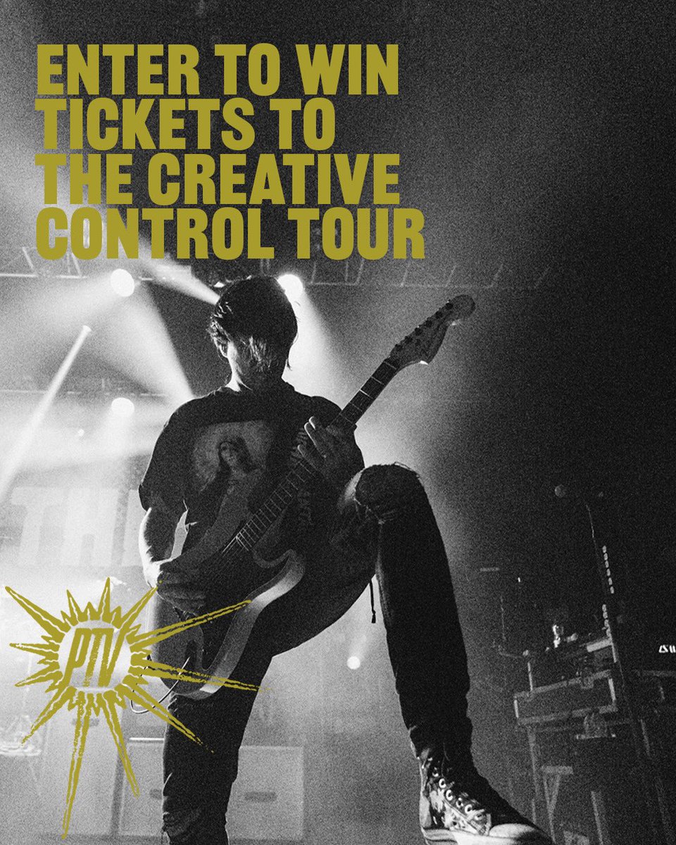 Win tickets to The Creative Control Tour. Link below to enter.

found.ee/ptv_tcct