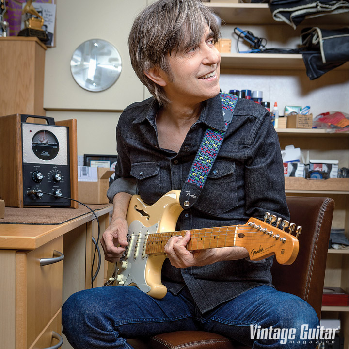 Eric Johnson During lockdown, Eric Johnson killed time by poring through his old recordings of songs, ideas, and jams. He took old tapes – some mere audio cassettes... @EJUpClose READ THE FULL ARTICLE: vintageguitar.com/43158/eric-joh…