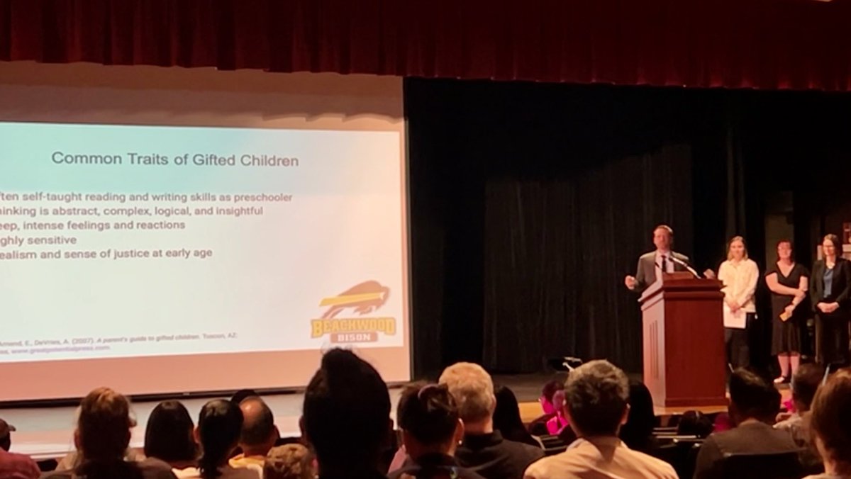 Great turnout for tonight’s Gifted Parent Meeting <a href="/BeachwoodBison/">Beachwood Schools</a>