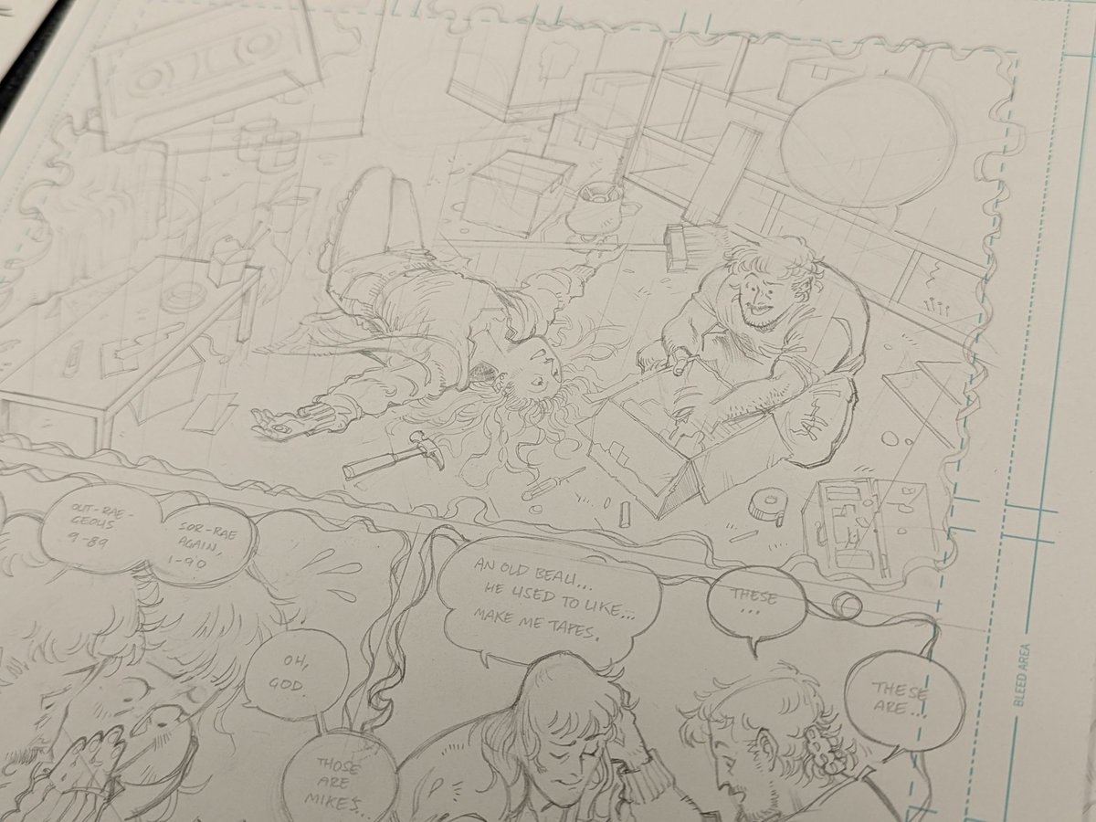 SpitballComic's tweet photo. get ready to listen to some mixtapes in Long Legs Low, a story by Matt Fraction with some insane art from @epope_ink https://t.co/EYrRXBlXnz