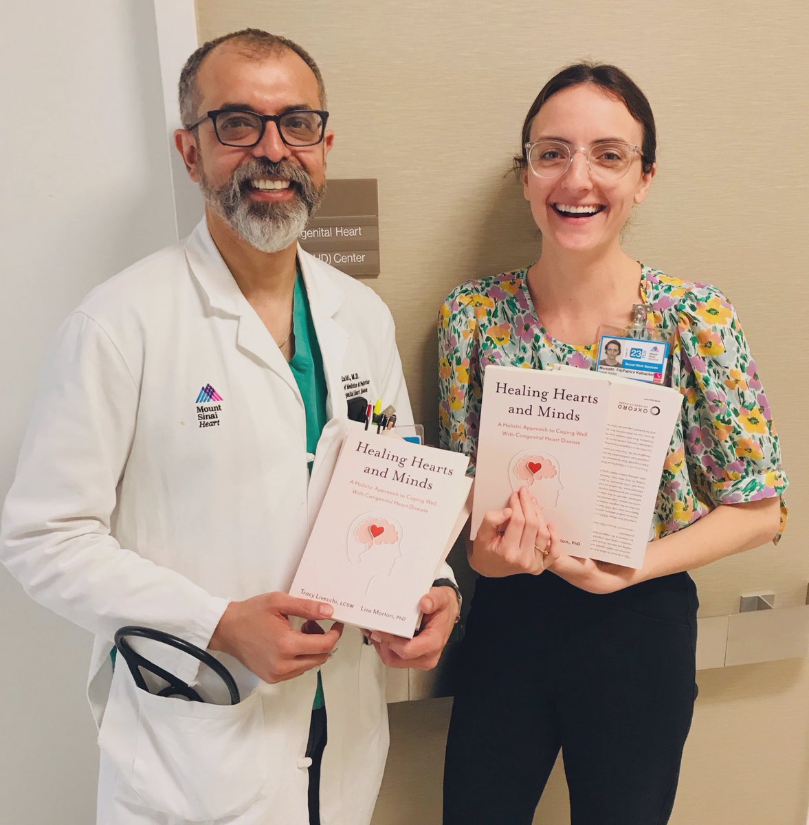 🙏🏽 to our exceptional social worker Meredith Kalbacker, the MSACHD program will be using this awesome book “Healing Hearts and Minds” by @DrLizaMorton <a href="/TracyLivecchi/">Tracy Livecchi</a> to help our pts (and providers) navigate this journey together. #healthcare <a href="/MountSinaiHeart/">Mount Sinai Fuster Heart Hospital</a>