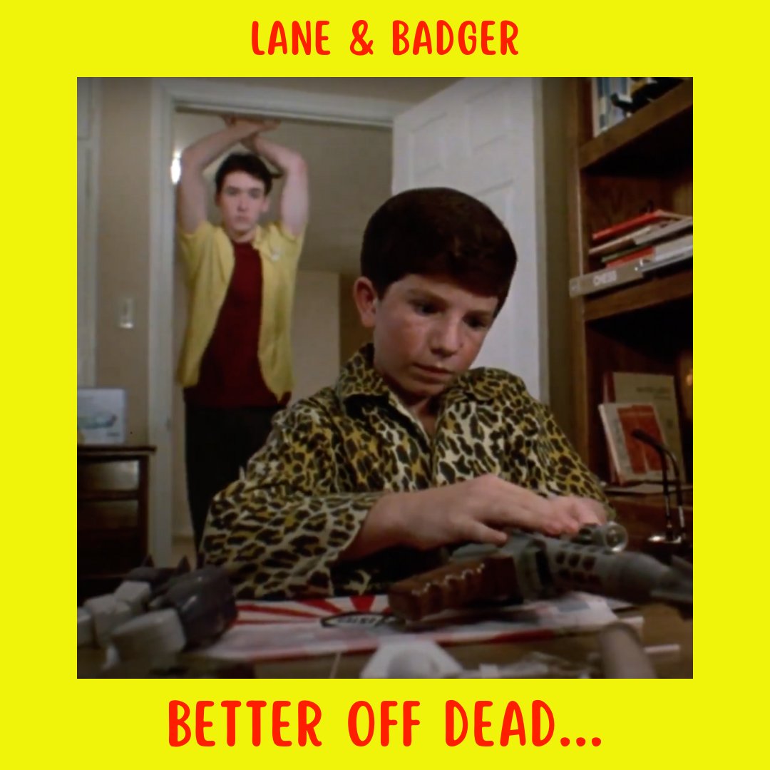 Lane & Badger from Better Off Dead… (1985) are next on our list of super siblings from '80s movies!

#80smovies #nationalsiblingsday #betteroffdead #siblings #bros