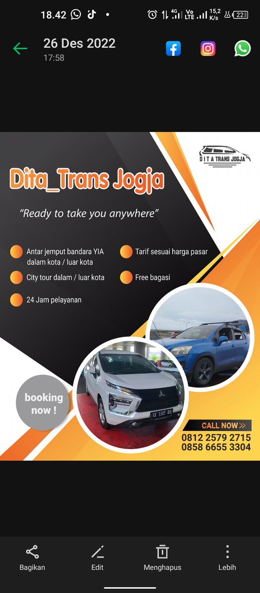 Lebaran asik bersama Dita trans