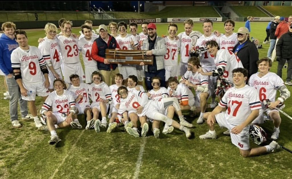 VarsityLacrosse's tweet photo. 🚨TROPHY GAME ALERT🚨This Saturday at 6 pm CST in Columbia is The Border War between Mizzou and Kansas which features a sword as the trophy. The winner of the game wins the LSA North and gets a #1 seed in the conference tournament https://t.co/yPwbjb5sYl