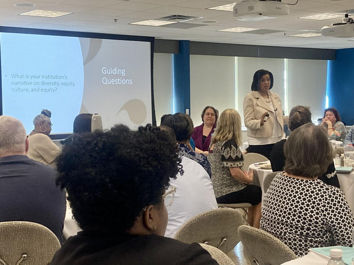 Big thank you to Dr. Tia Brown McNair @tiabmcnair for sharing her wisdom on #equity and #inclusion and for centering students in the conversation. The work continues @HarfordCC. 
#StudentSuccess