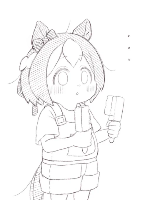 上手く半分こに出来なかったスペちゃん🥕
#ウマ娘 
#スペちゃん https://t.co/tkNuIWZLmw