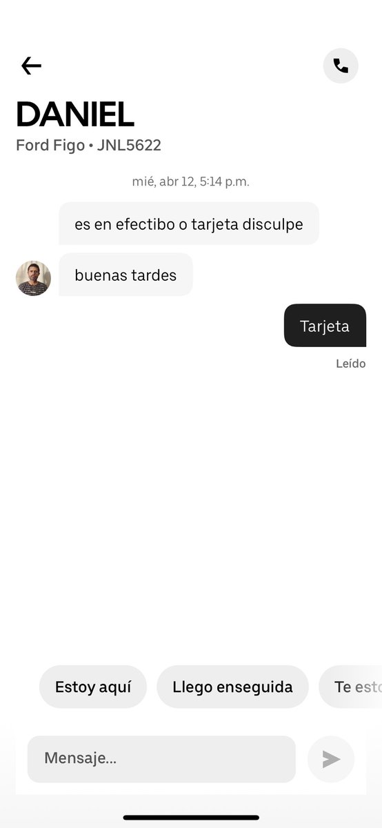 le_arture's tweet photo. Alguien se acuerda cuando @Uber_MEX daba buen servicio? Ahora hasta te cancelan si no pagas en efectivo (lo cual te pone en riesgo) https://t.co/pVhRO1B75c