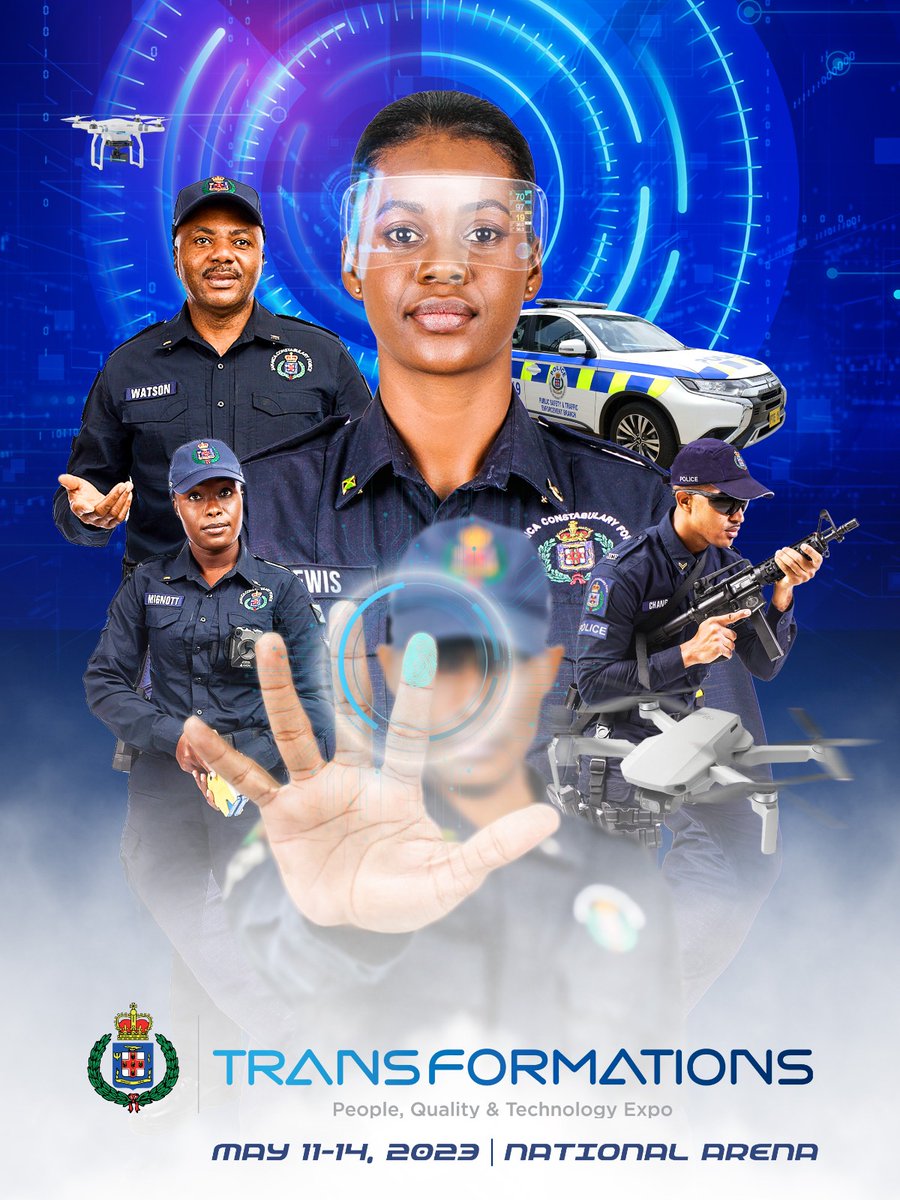 JamaicaConstab's tweet photo. Save the date!

The JCF is undergoing a robust transformation process and you will have the opportunity to see how the implementation of multiple technology projects and ISO Quality Management System improving the Force’s capacity to deliver quality service. https://t.co/37KMYFqIdC