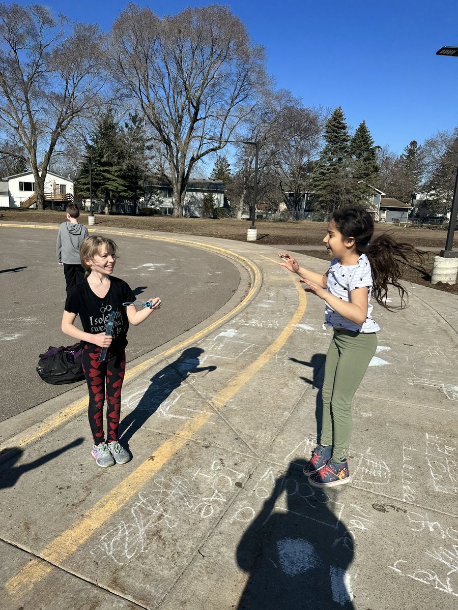 Beautiful weather and productive days call for a little extra recess, complete with bubbles! #AHSchools #ThisIsMonroe