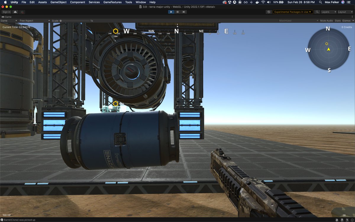 maxfelker's tweet photo. New character model, revamped interactions, improved controls in Terra Major v0.10.16. Free to check out, no signup or payment necessary 

https://t.co/frNUgUtXWr

#unity3d #indiegame #gamedev https://t.co/9c2N2e2Zlv