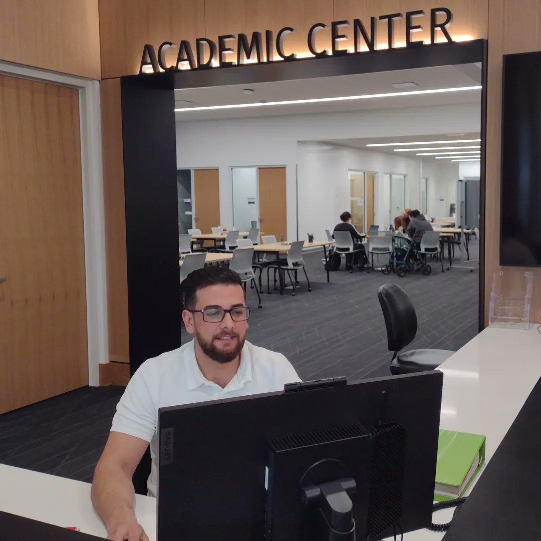 SCCNeb's tweet photo. Our new Academic Success Center on the Lincoln Campus is open for business and ready to help you achieve your academic goals!  Ahmed, one of our front desk staff, can help you make an appointment or you can schedule it online at: https://t.co/XPeZMmlkEW
**
#SCCNebPathToPossible https://t.co/APYCkRWZyX