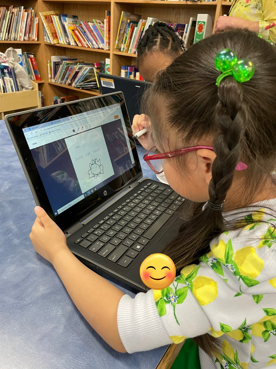 thefrogpond102's tweet photo. Our kindergarten cardinals continue to amaze us with their @BookCreatorApp skills! @MontysLibrary and I are so impressed! #LoveCollaborating @montclair_elem https://t.co/Zj0147TsKU