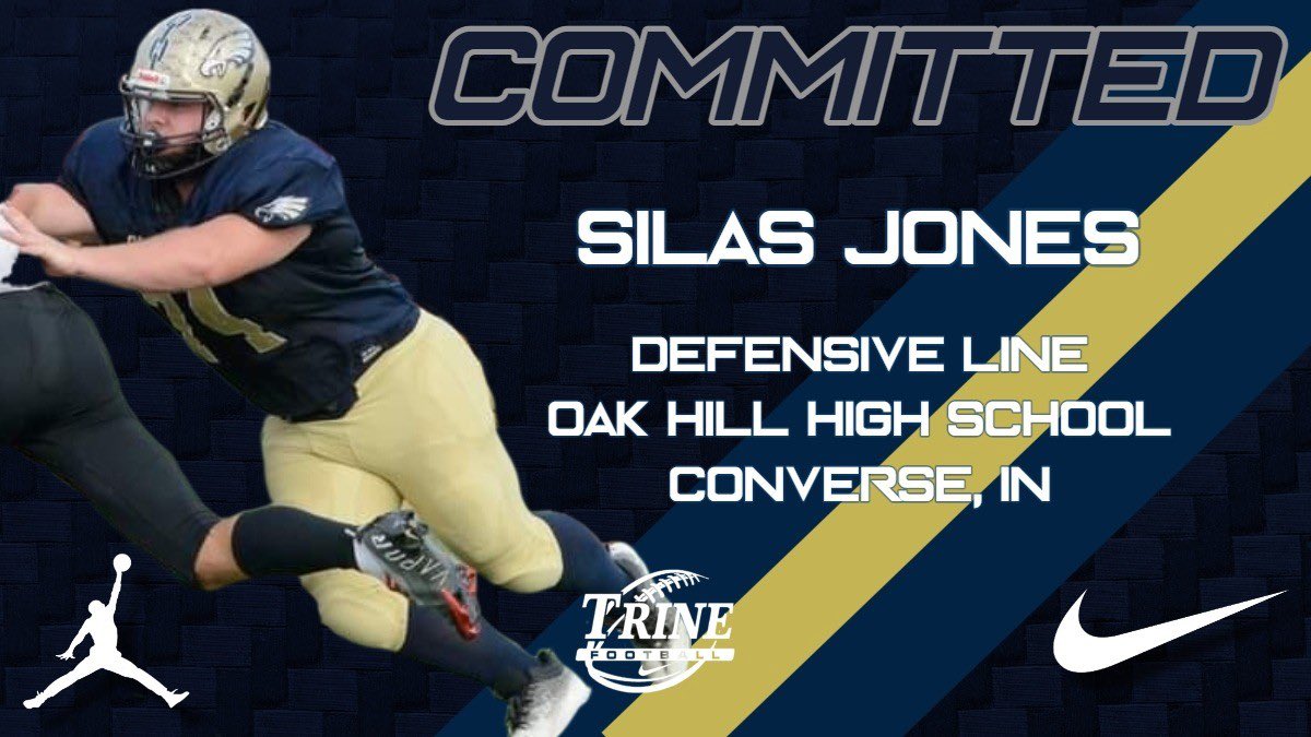 Silasjo23's tweet photo. I am very excited to announce that I have committed to play football at Trine University. Thank you to everyone that has helped me get to this point. @TrineThunderFB @CoachBCullen @CoachAbbs https://t.co/NEOIvh3sCx