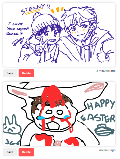 happy easter to you!! I celebrate passover but I always love a good traumatized cartman!
also agree with buttman and sex 
and thank you so much! 🥹  your stenny is so cute! 