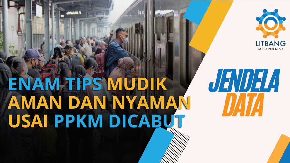 mediaindonesia's tweet image. Pencabutan PPKM oleh Presiden Jokowi membuat berbagai kegiatan dapat kembali berlangsung, termasuk tradisi mudik. Nah, buat kalian yang berencana mudik tahun ini, berikut enam tips agar mudik kalian aman dan nyaman.   #JedaMediaIndonesia #TipsMudik youtube.com/watch?v=fMIQXt…