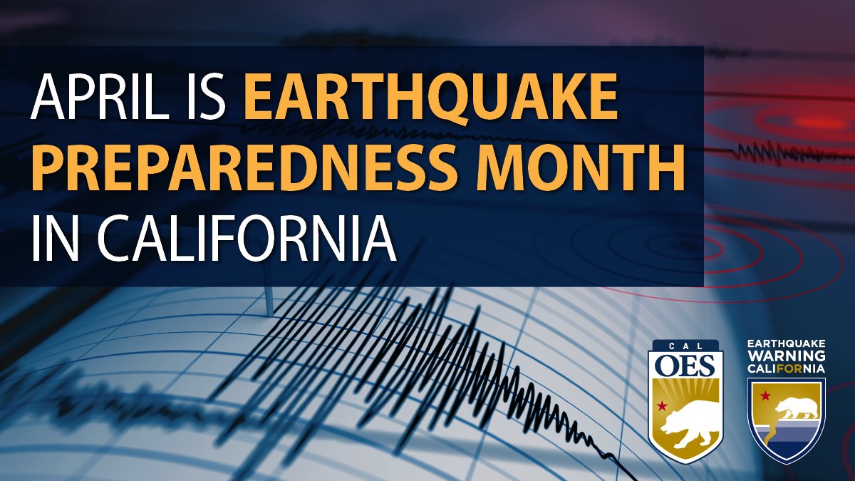 As California continues to lead the country in emergency management and disaster preparedness, @Cal_OES is also home to #EarthquakeWarningCalifornia. With April as Earthquake Preparedness Month, we want you to be ready! Head to wp.me/pd8T7h-83y to learn more.