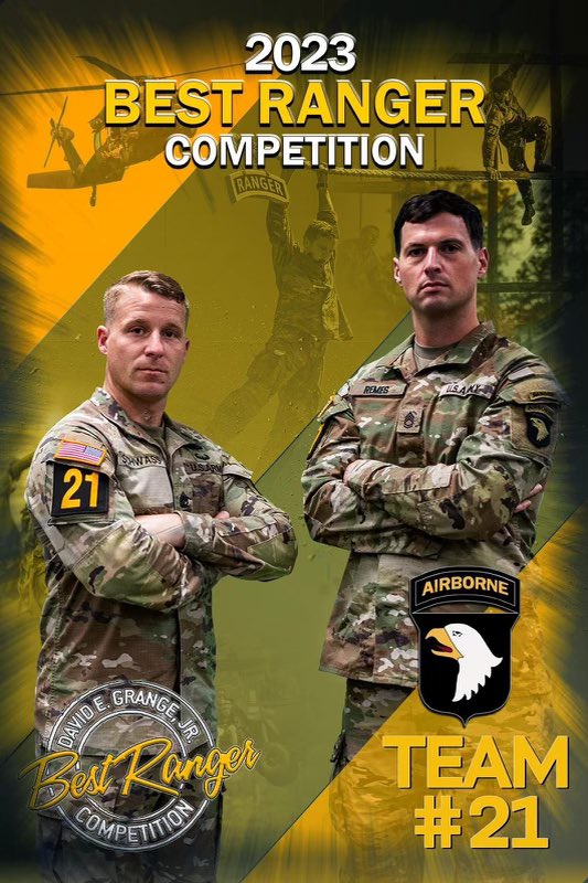 101stAASLTDIV's tweet photo. Introducing your 2023 101st Airborne Division ‘Best Ranger Competition’ teams! 

LETS GO 19, 20, 21, and 22!!!

@18airbornecorps https://t.co/6HDWZLNcuP