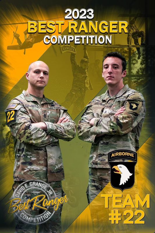 101stAASLTDIV's tweet photo. Introducing your 2023 101st Airborne Division ‘Best Ranger Competition’ teams! 

LETS GO 19, 20, 21, and 22!!!

@18airbornecorps https://t.co/6HDWZLNcuP