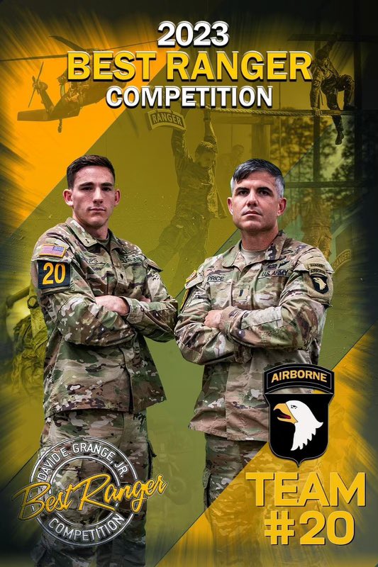 101stAASLTDIV's tweet photo. Introducing your 2023 101st Airborne Division ‘Best Ranger Competition’ teams! 

LETS GO 19, 20, 21, and 22!!!

@18airbornecorps https://t.co/6HDWZLNcuP