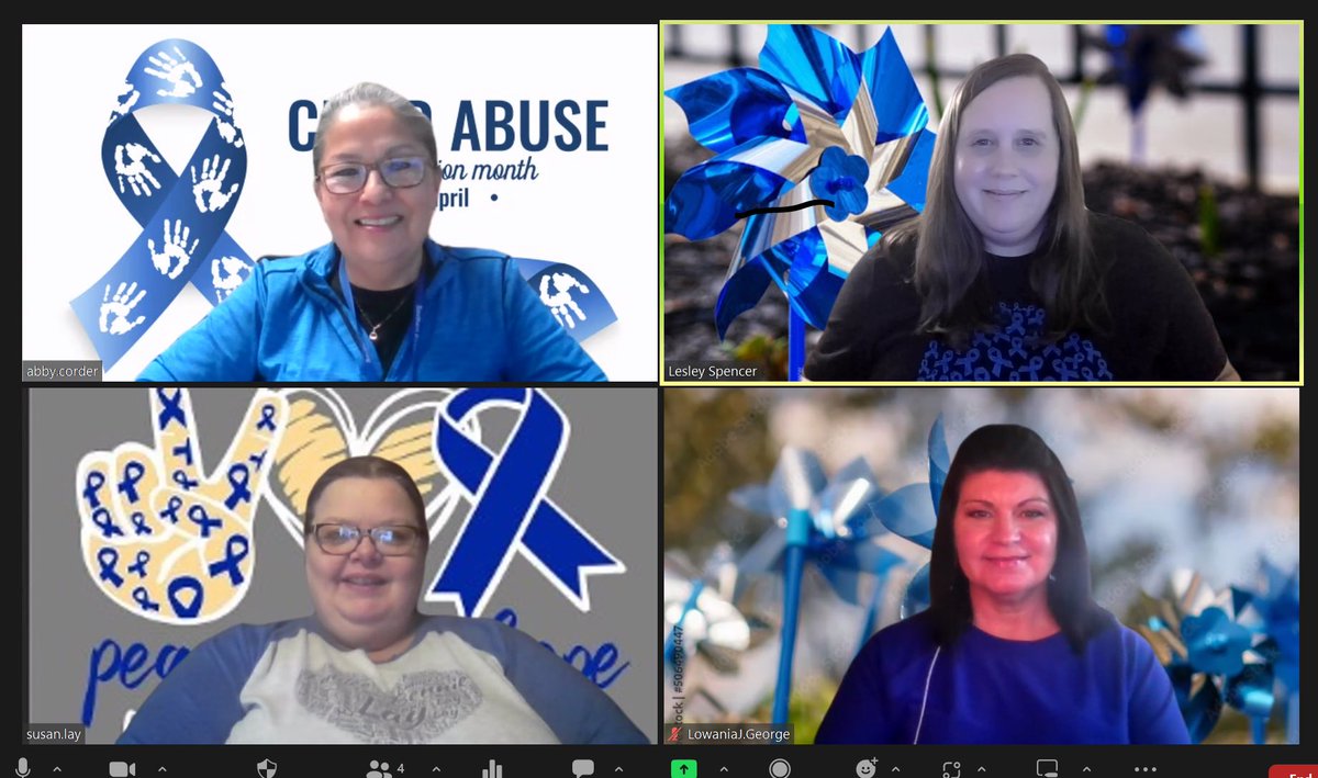 KyDCBS's tweet photo. Here’s another great #WearBlue pic from our #SouthernBluegrass Region – it’s the Personnel Team! Thanks for standing up for Ky kiddos!
This #CAPM, you can commit to keeping children safe and reporting suspicious abuse or neglect. Call 877-597-2331 to report. #WearBlue4KY https://t.co/F9QiFDopoZ
