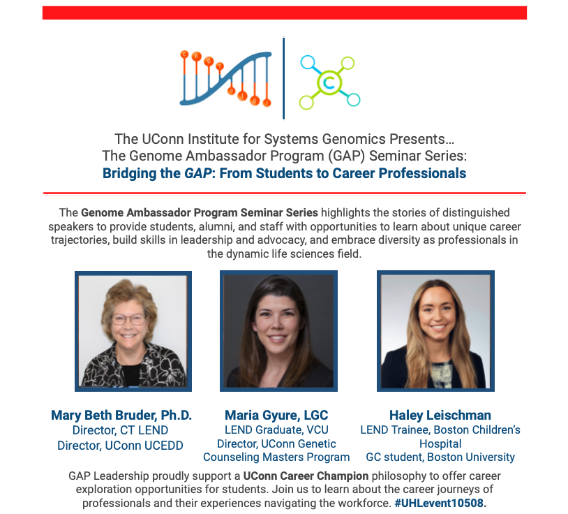 UConn Genome Ambassadors Program tweet media