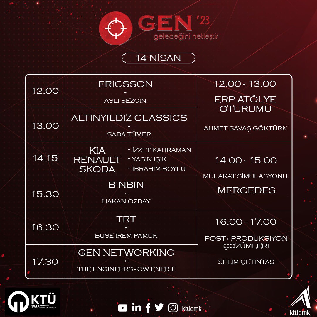 Geleceğini Netleştir’23 etkinliğinin 2. gün akışı😎