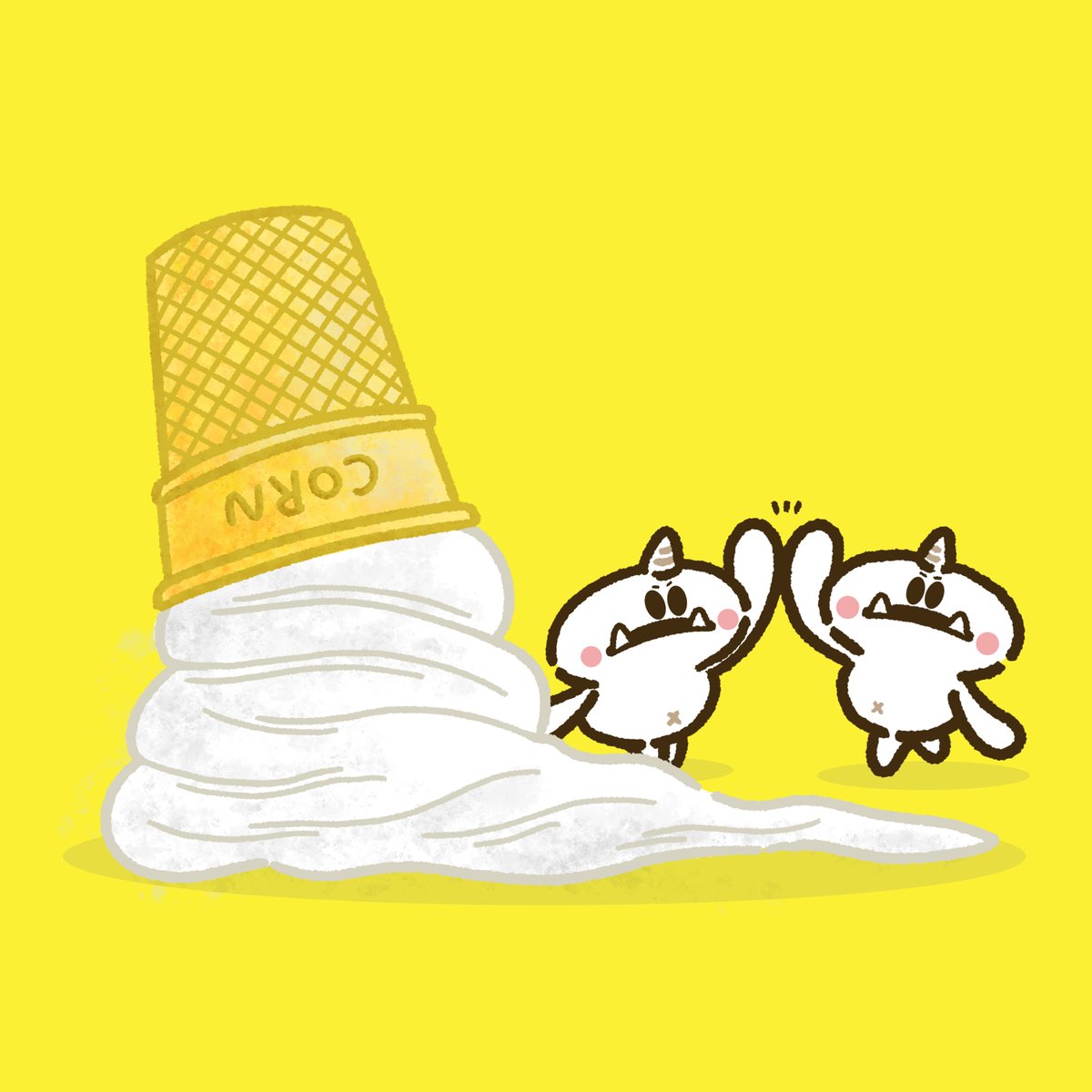 もちおにが行う伝統的な狩りの風景