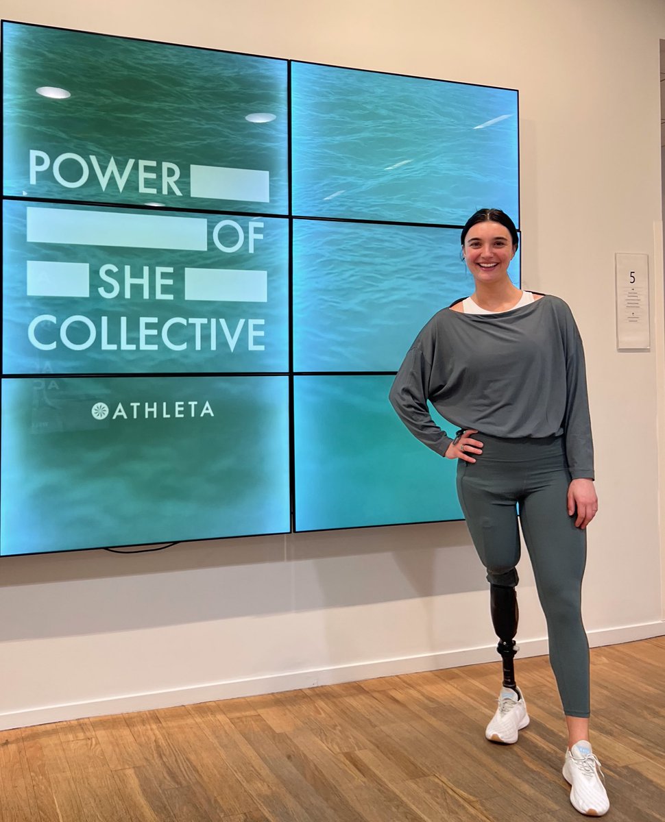 Had a blast in San Francisco with @Athleta ! It was so cool to check out the HQ, meet some incredible women, and wear some new product! So grateful for the experience ♥️& honored to be apart of the #PowerOfShe collective 🫶🏼