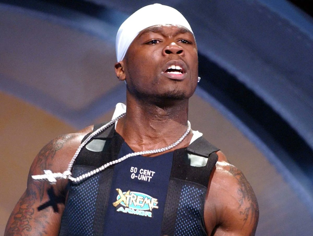 barstoolsports's tweet photo. It May Be Hard To Believe But 50 Cent's Get Rich Or Die Trying Album Is 20 Years Old https://t.co/2x9pjhAANG https://t.co/fd9IAT1H6L