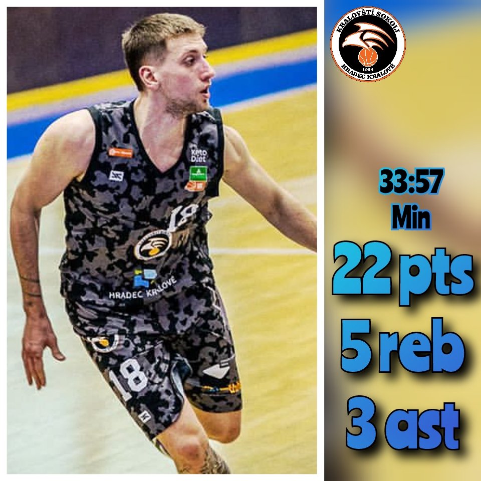 #NBL República Checa 🇨🇿 - Juego 34
#FasedePerdedores 

Derrota del Hradec Kralove (5-29) recibiendo al Slavia Prague (13-21) por 85 a 96

Gran juego de <a href="/cavallero_tomas/">Tomas Cavallero</a>, siendo el máximo anotador del encuentro 🏀💪