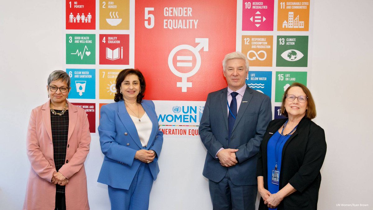 Great to discuss opportunities for collaboration with @rudeBueno lmar Bueno de Faria, General Secretary &amp; CEO of <a href="/ACTAlliance/">ACT Alliance</a>.

Feminist faith platforms can be powerful partners for gender justice, and I look forward to the Alliance's continued engagement in #GenerationEquality.