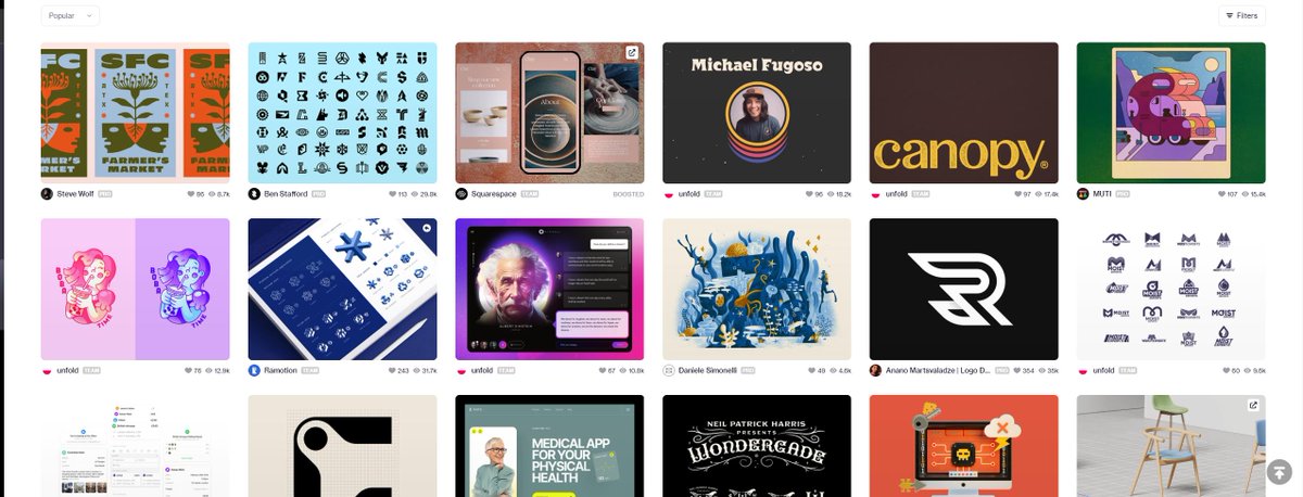 Floweb_'s tweet image. 😰 En panne d&apos;inspiration pour concevoir des sites ou des applications web ?

🎨@dribbble offre la possibilité de découvrir des designs et de collaborer avec d&apos;autres personnes pour stimuler votre créativité et améliorer votre travail.
 #concepteurs #designer #développeursweb