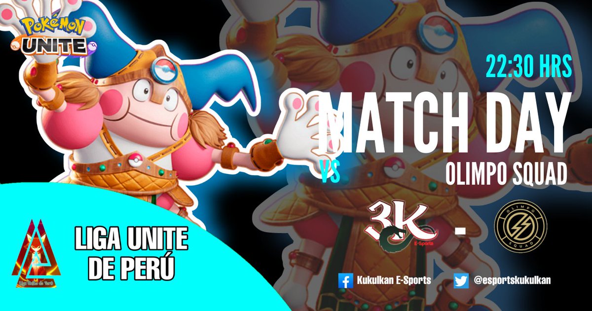 esportskukulkan's tweet photo. Nuestra escuadra kukulkan Academy tiene acción en la j5 de la liga unite de Perú 🆚 OLIMPO SQUAD 
Hoy 21:30 HRS
#PokemonUnite #eSports #UNITEesports #GoKukulkan 
@LexiiFiire 
@xTheOnyx
@cesareduardour3 
@Yareli84057876 
@NibbsTheDragon
🐲Dany https://t.co/m3gwIUbSLW