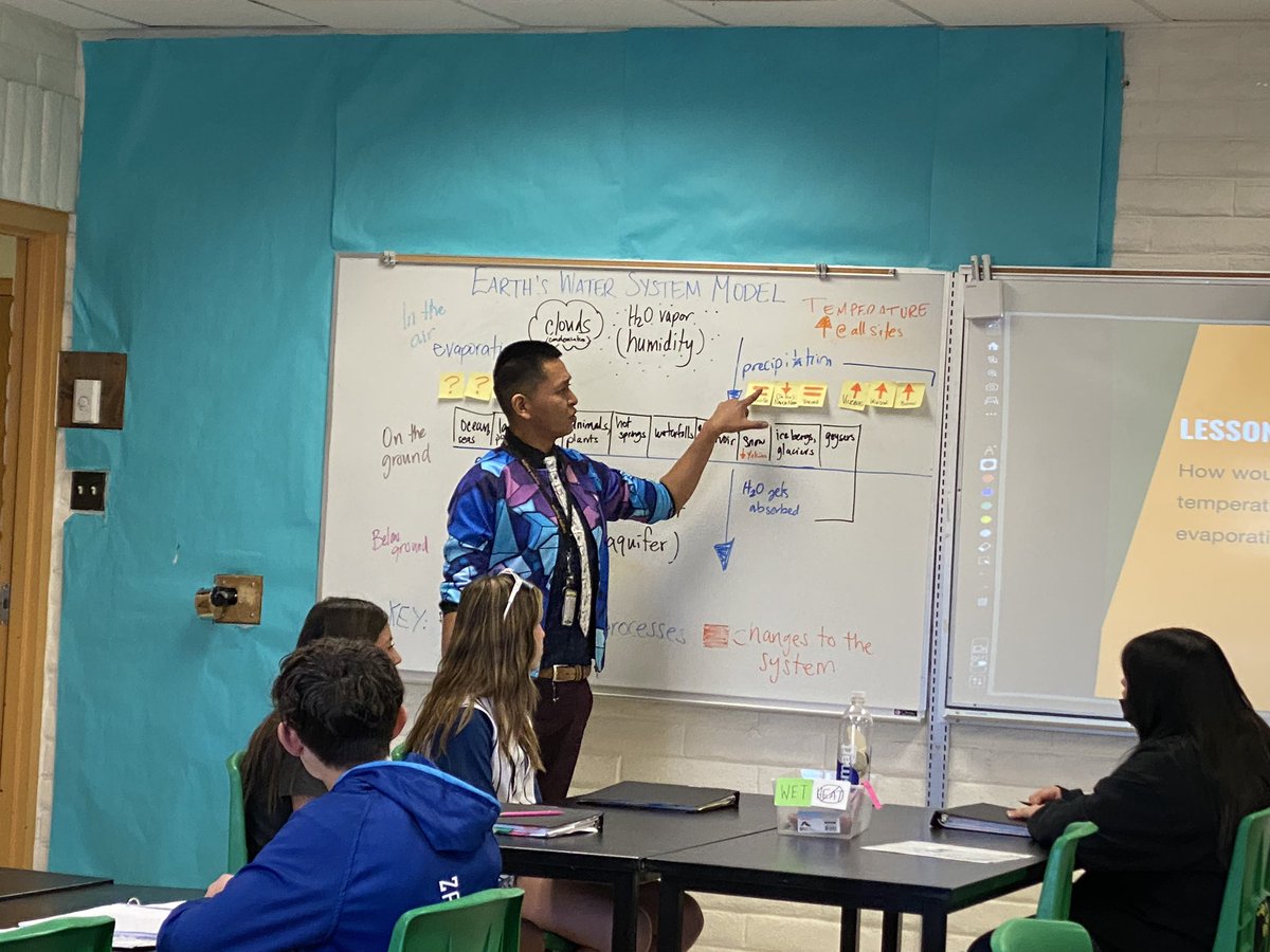 “Wait! How did you get that data?” An impromptu peer review in Mr. Begay’s class happened when students from across the classroom noticed differences in the shared data. #knowledgematters <a href="/OpenSciEd/">OpenSciEd</a> <a href="/farmingtonms/">Farmington Municipal Schools</a> 🌱💧