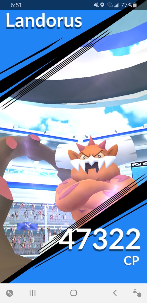 PrincessLiam5's tweet photo. Landorus Raid right now! Send codes to 5220 4293 5187 , weather boosted, i got mega abom, good luck! #PokemonGoRaids #PokemonGoRaid #LandorusRaid https://t.co/UJX5pOV6tF