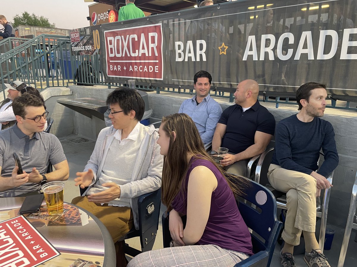 ksluka0101's tweet image. ⁦@DurhamBulls⁩ baseball game with ⁦@DukeMSK⁩ while #usasp. ⁦@gioberardi1⁩