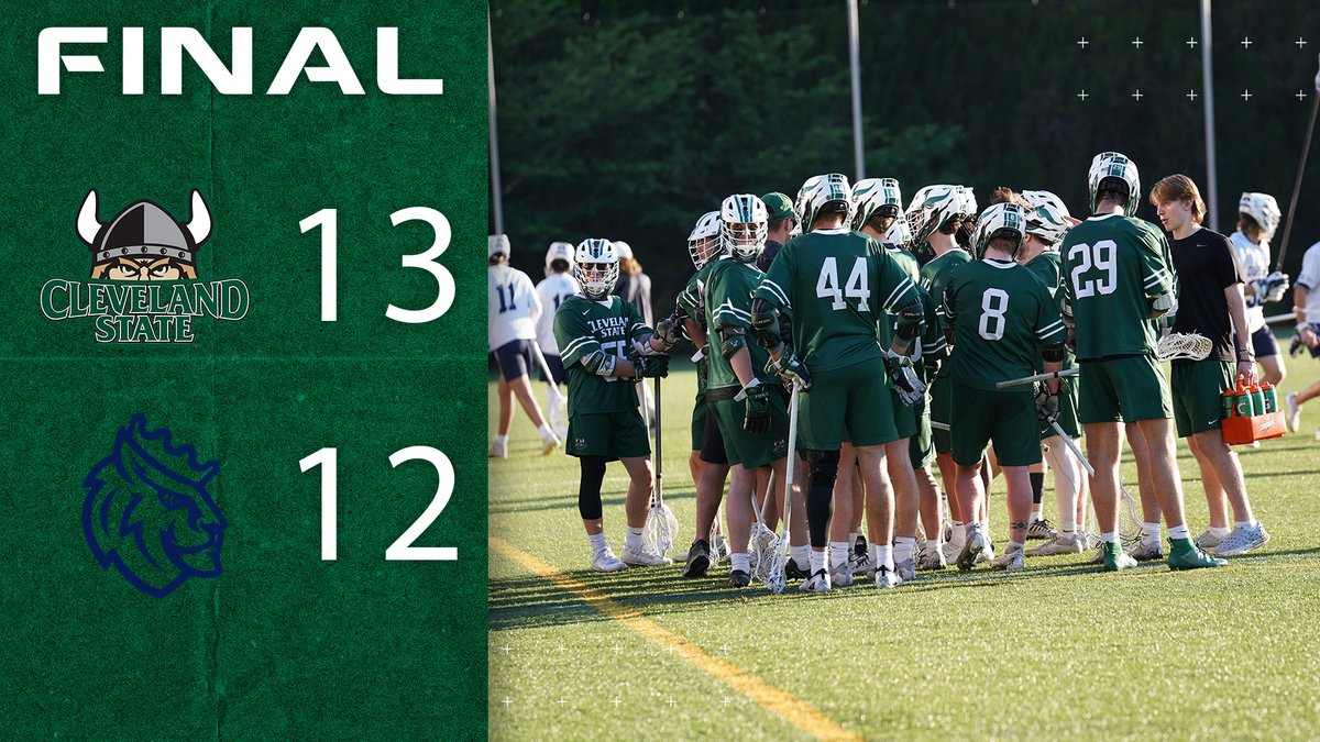 Final | Gannon Matthews scored the game-winner with seven seconds remaining as Cleveland State defeated Queens on the road.

The Vikings are back home on Sunday at noon against Bellarmine.

#GoVikes