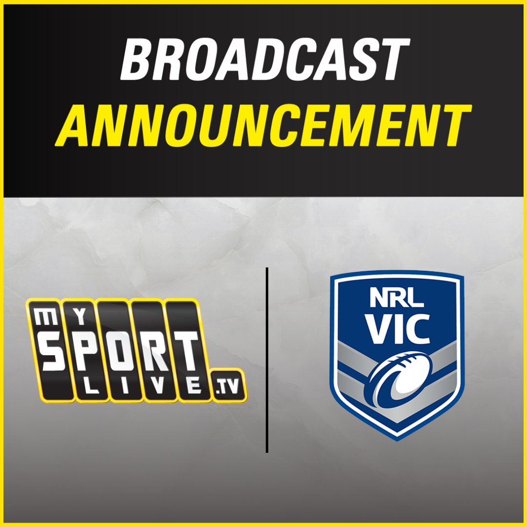 Exciting news for all you rugby fans out there! My Sport Live are thrilled to announce a new broadcast agreement with <a href="/NRLVIC/">NRL Victoria</a> for the 2023 Storm Premiership Season. 

Read more about the new agreement here: bit.ly/3GElHRp

#MSL #mysportlive #NRL #NRLVIC