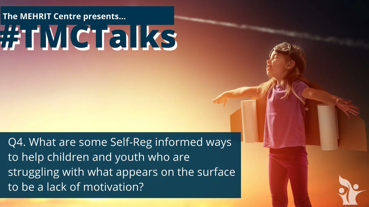 susanhopkins5's tweet image. Q4. What are some #SelfReg informed ways to help children and youth who are struggling with what appears on the surface to be a lack of motivation? #coreg  #TMCTalks