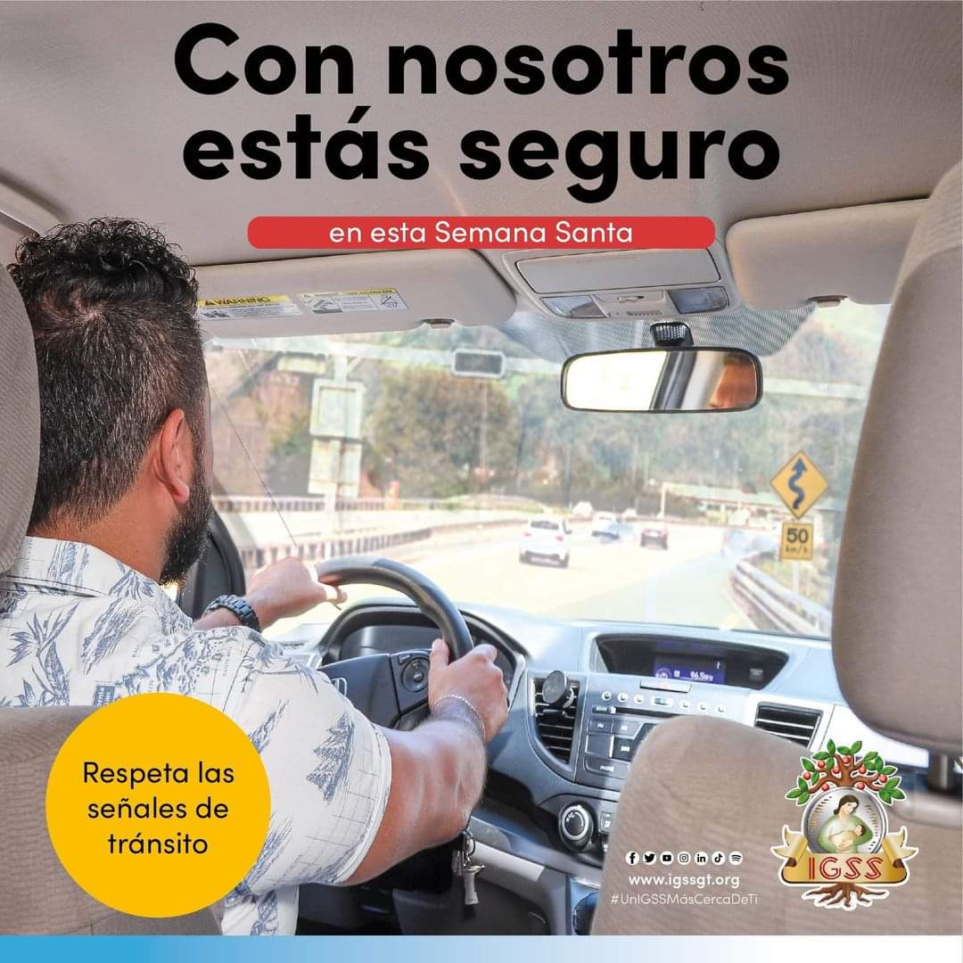 IGSS_gt's tweet photo. Para vivir al máximo este #Verano2023, el #IGSS te recomienda que respetes las señales de tránsito. 🚘🚍🚦🛑
Para más consejos, visita ►https://t.co/nK8Cq5ZX9c
#UnIGSSmásCercaDeTi
#PrevenciónIGSS #ssi23 https://t.co/atBQt6gvx7